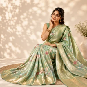 Lavender Soft Silk Saree